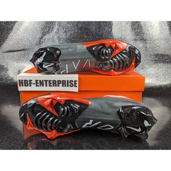 Nike Vapor Edge Pro 360 TB Football Cleats Orange Black White Men\'s 13 NIB main image 6